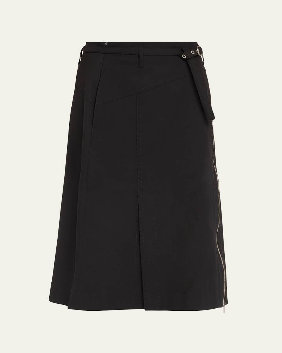 Belted Utility Skirt